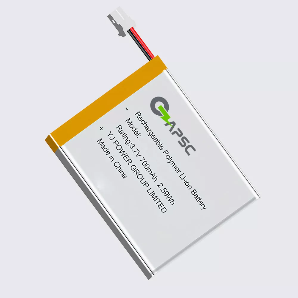 3.7v 美容仪聚合物电池